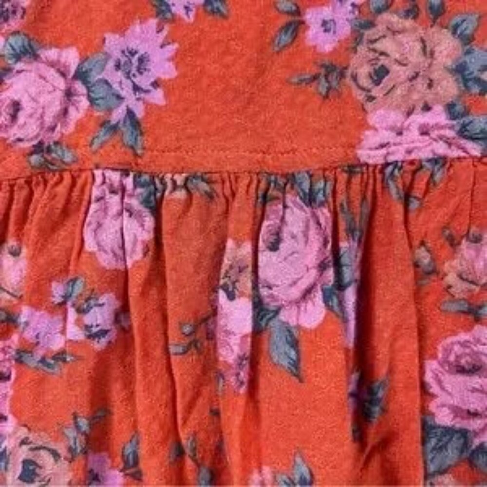Free People Celia tie front floral oversized top - Picture 4 of 9